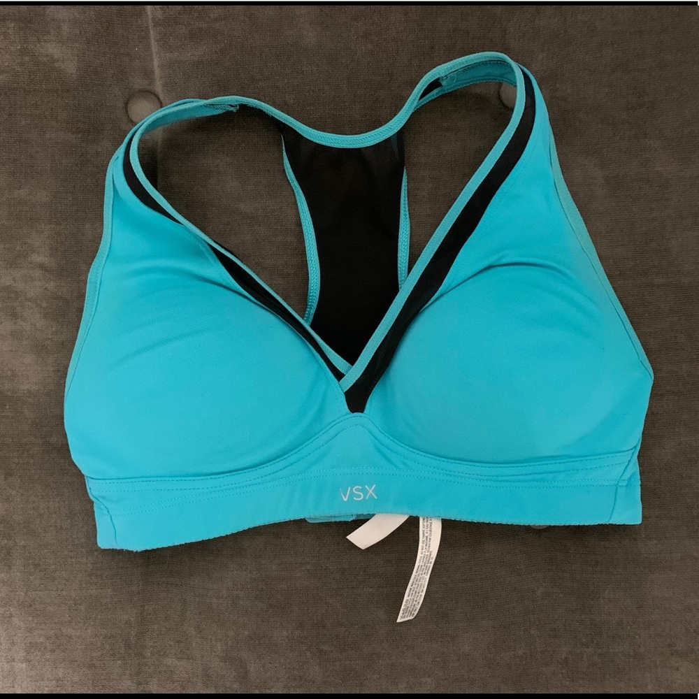 Beautiful sports bra by Victoria Secret.